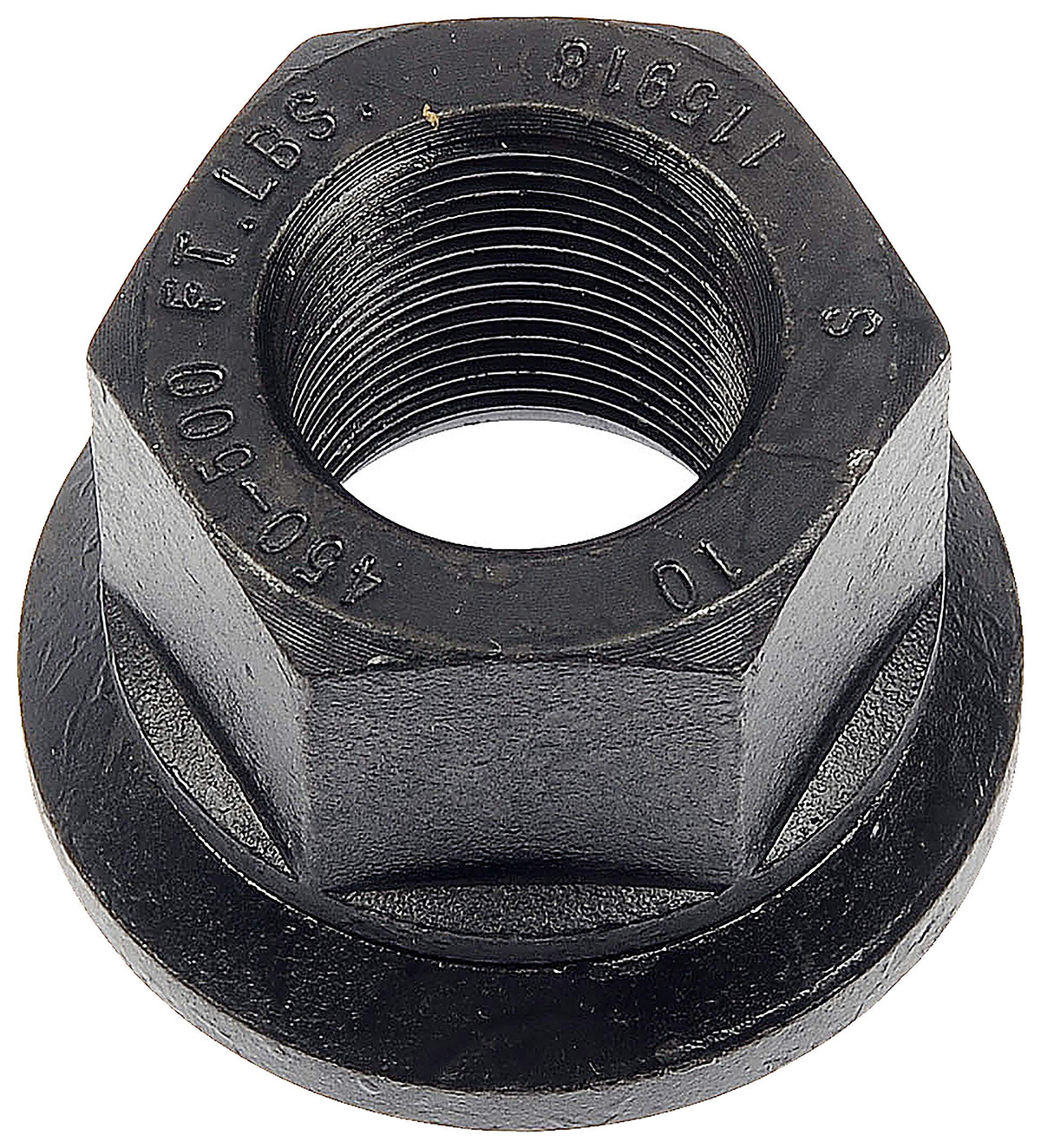 Dorman 611-0030-10 wheel nut, 33mm hex, close-up showing durable, secure OE-style fit.