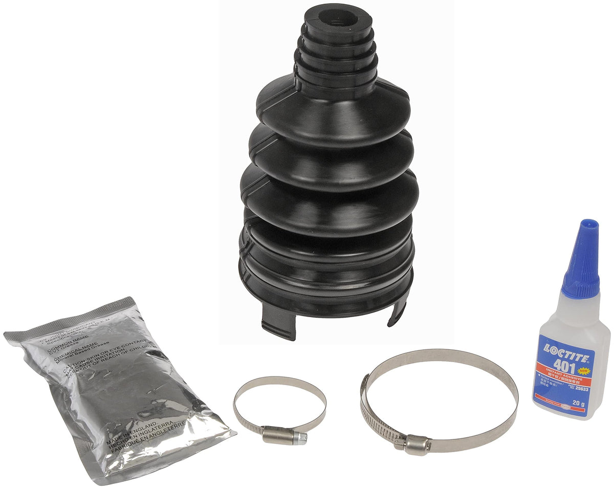 Dorman 614-700 Split CV Boot with quick-drying adhesive for easy on-car repair.