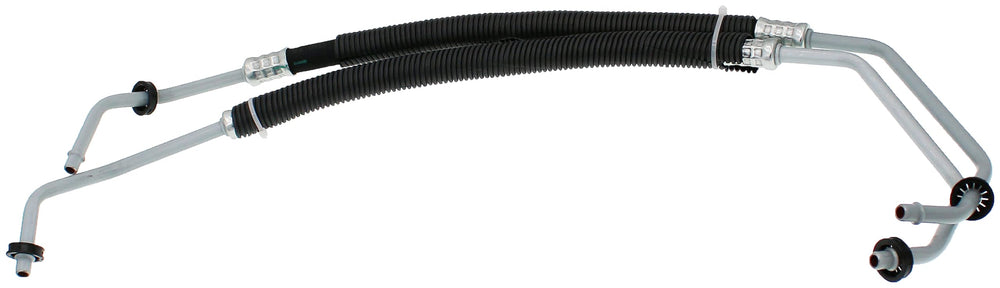 Dorman 624-284 oil cooler hose assembly front view for direct replacement.