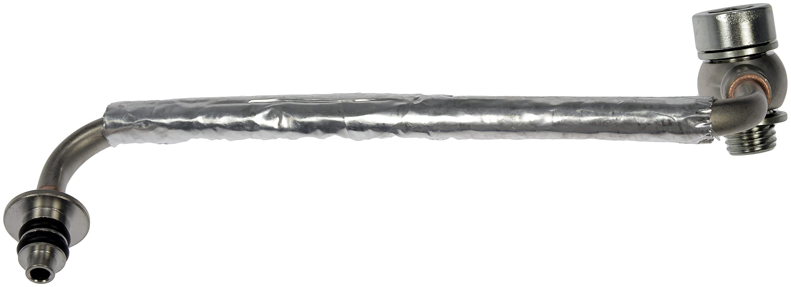 Dorman 625-829 oil feed line assembly side view shows durable construction