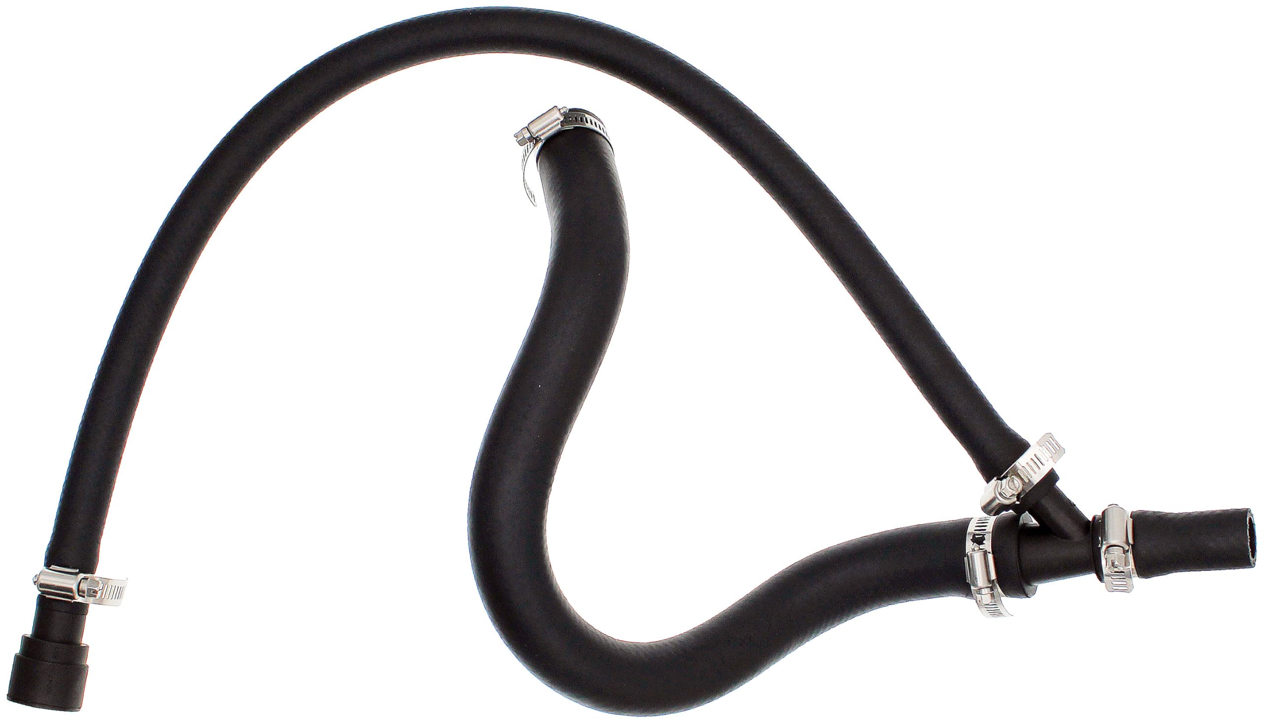 Dorman 626-111 heater hose assembly installed on vehicle ensuring reliable coolant routing