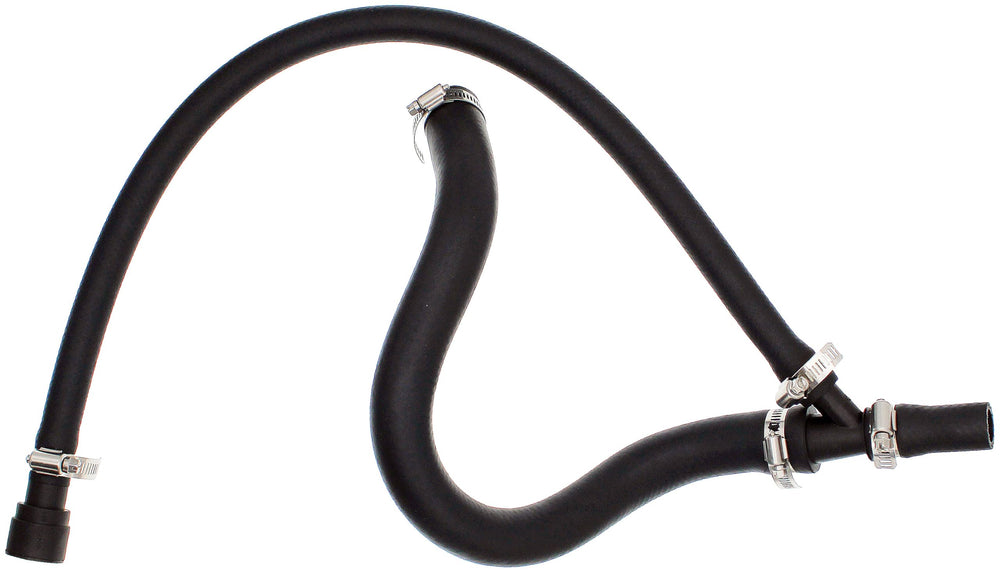 Dorman 626-111 heater hose assembly installed on vehicle ensuring reliable coolant routing