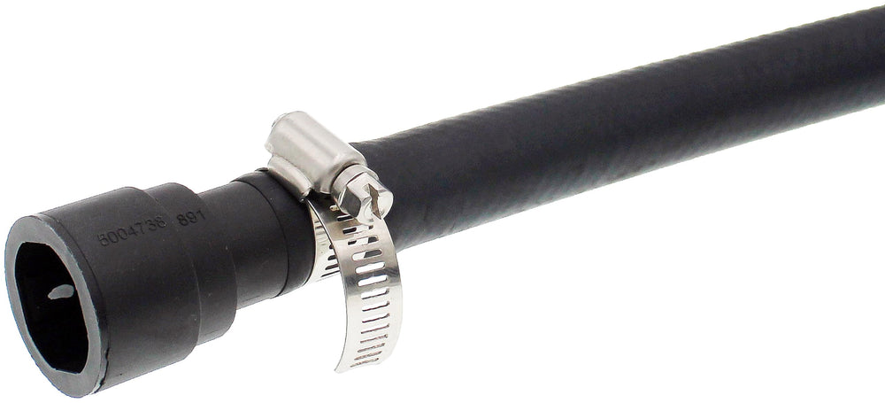 Dorman 626-111 heater hose close-up shows durable flexible tube and connectors