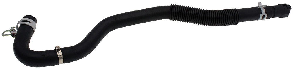 Dorman 626-708 heater hose assembly front view shows direct-fit compatibility for Ford F-150 and Lincoln Mark LT.