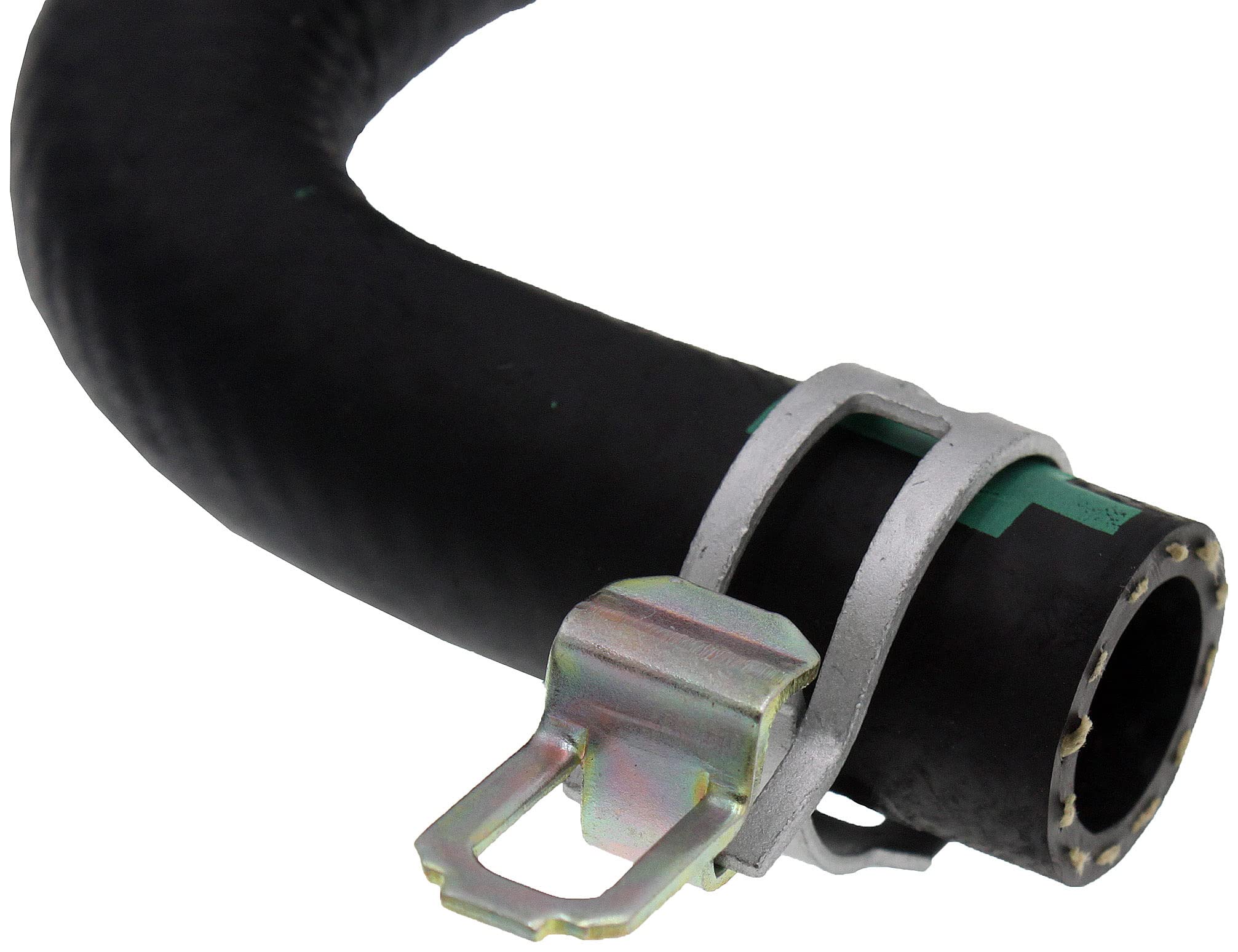 Dorman 626-708 heater hose assembly under-hood view emphasizes easy, reliable installation.