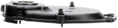Dorman 635-502 timing cover close-up, showing durable construction and seal interface.