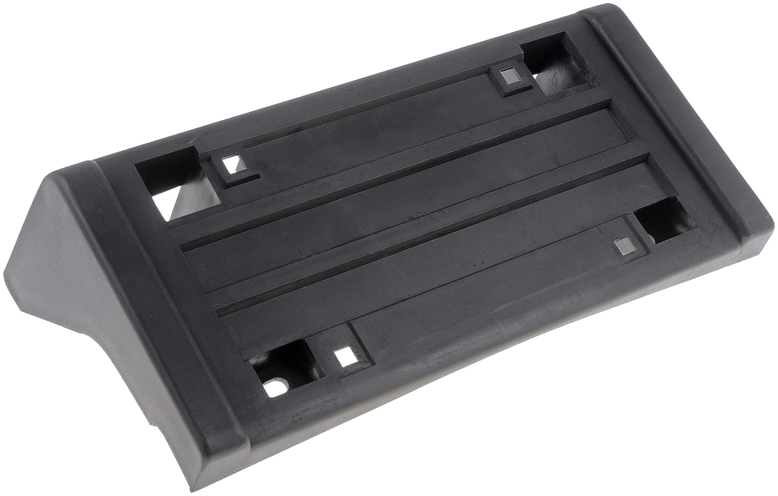 Dorman 68184 front license plate bracket offers factory-fit precision for Cadillacs, Chevrolets, and GMCs.