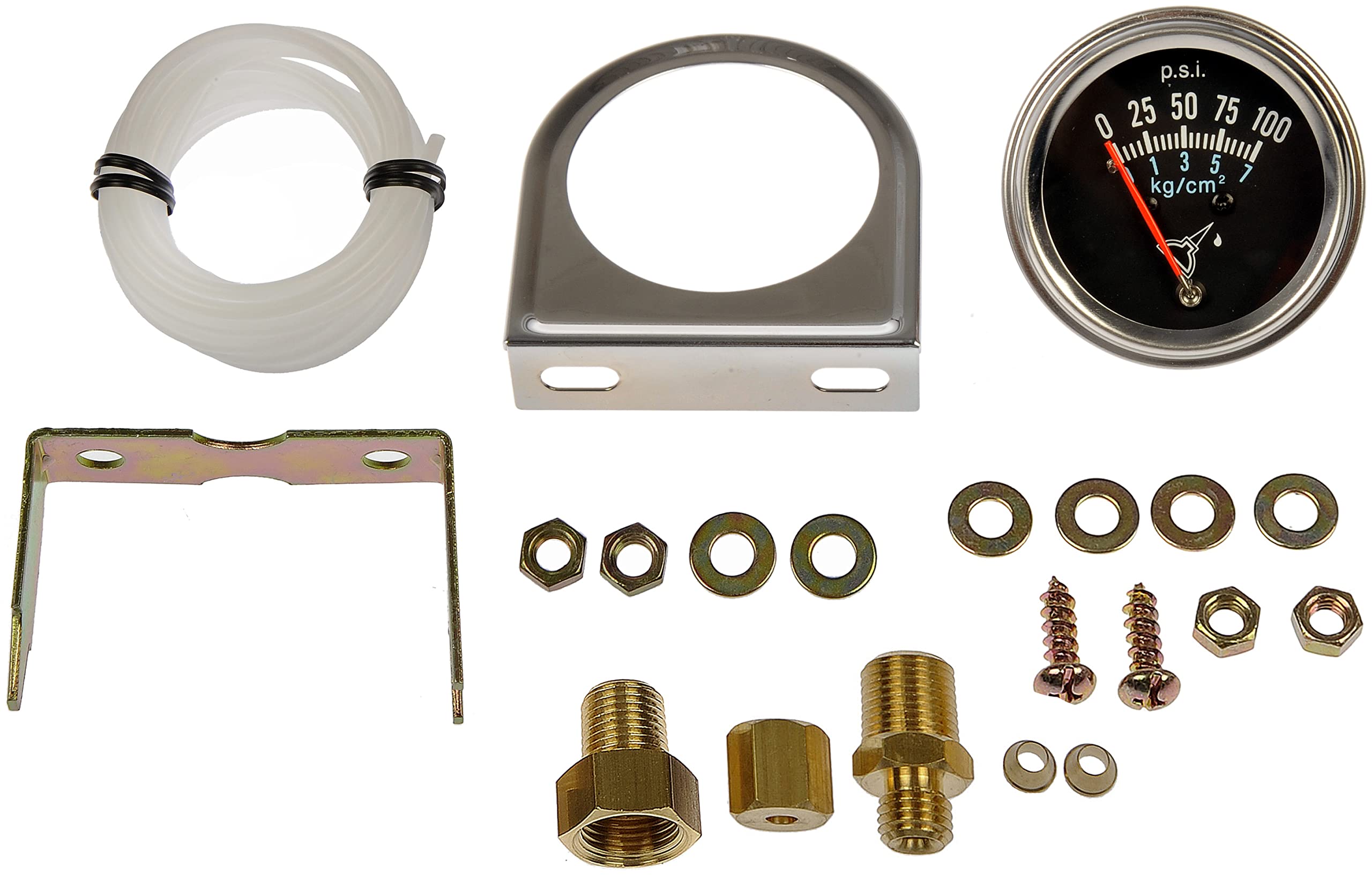 Dorman 7-153 oil pressure gauge kit front view, easy-to-check pressure readings for engine health