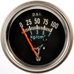 Dorman 7-153 oil pressure gauge kit installed in a vehicle, supports reliable monitoring