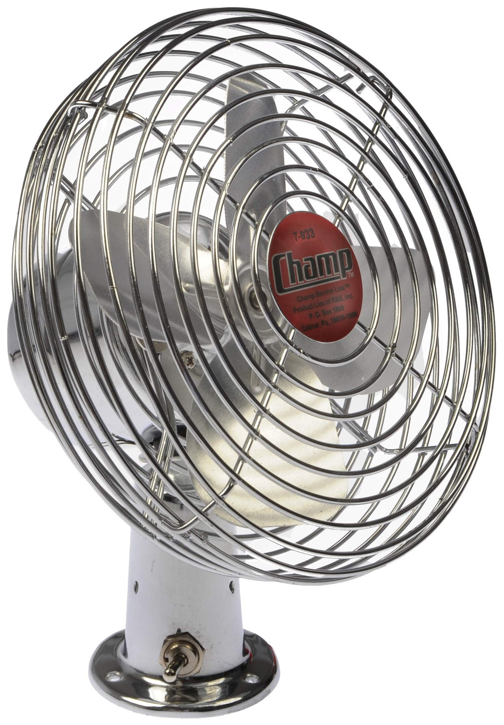 Dorman 7-933 24V heavy-duty fan mounted on a dash for efficient cockpit cooling