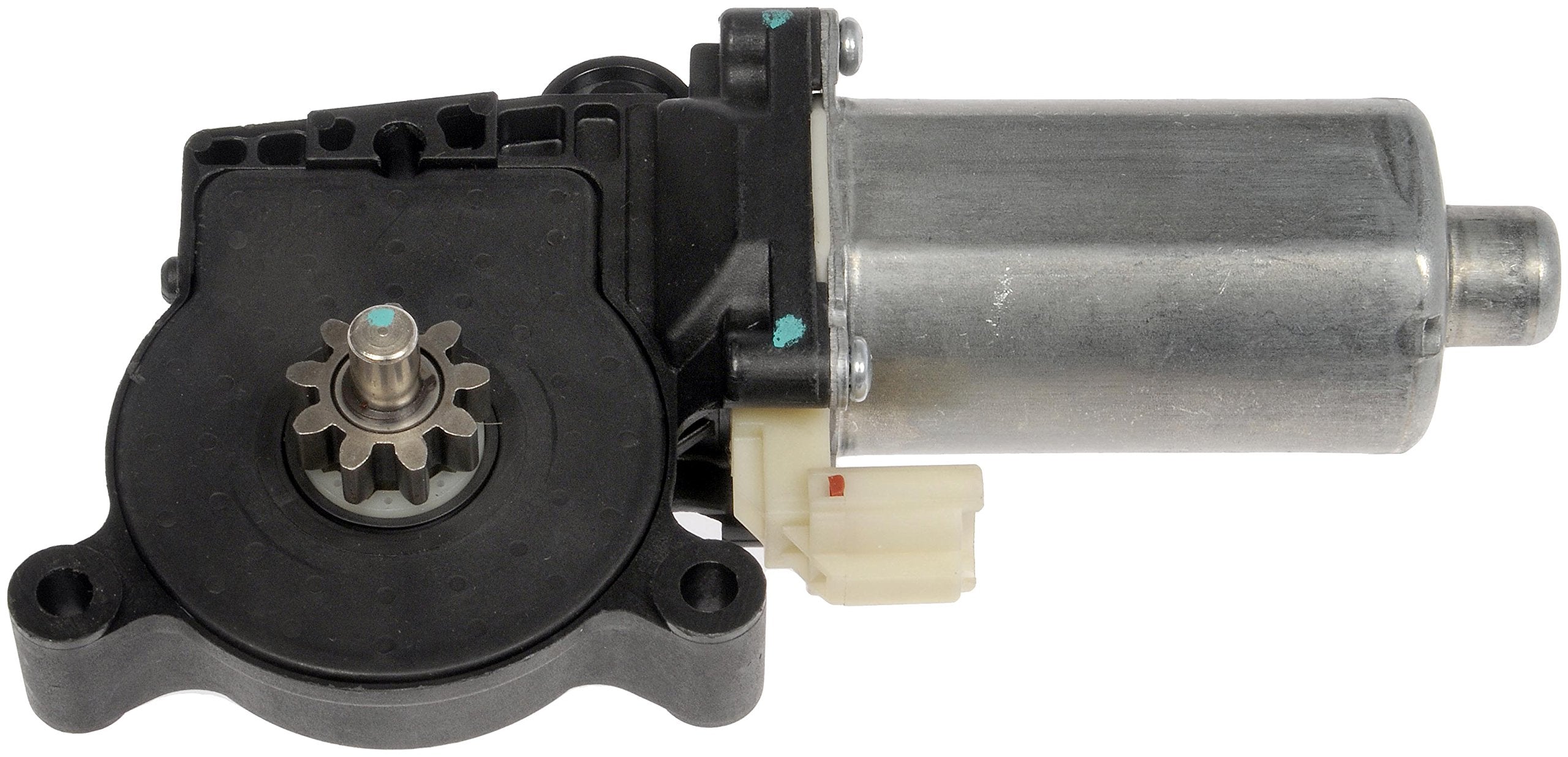 Dorman 742-142 motor assembly inside door showing installation-ready design.