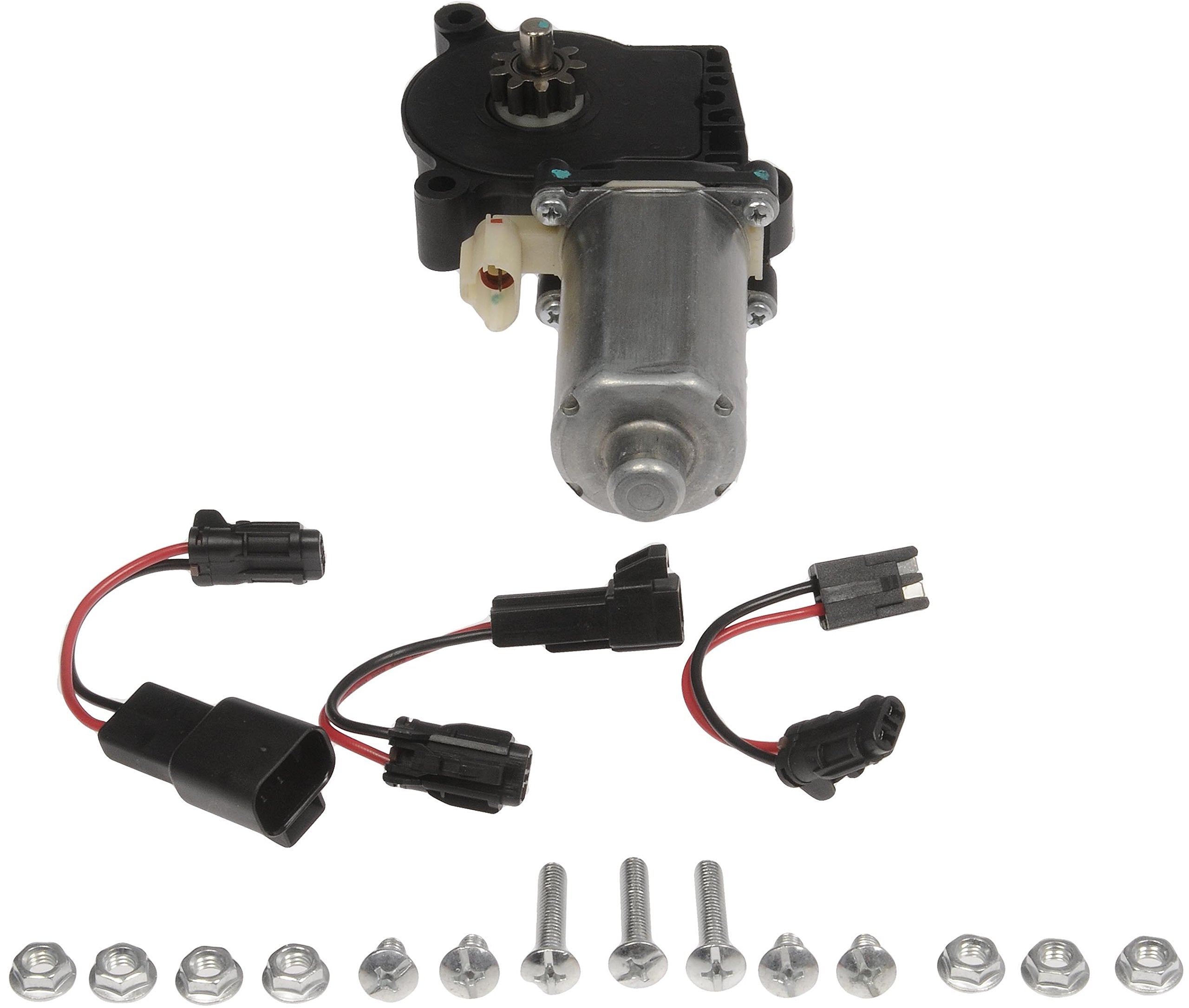 Dorman 742-142 power window motor side view for reliable replacement and smooth operation.