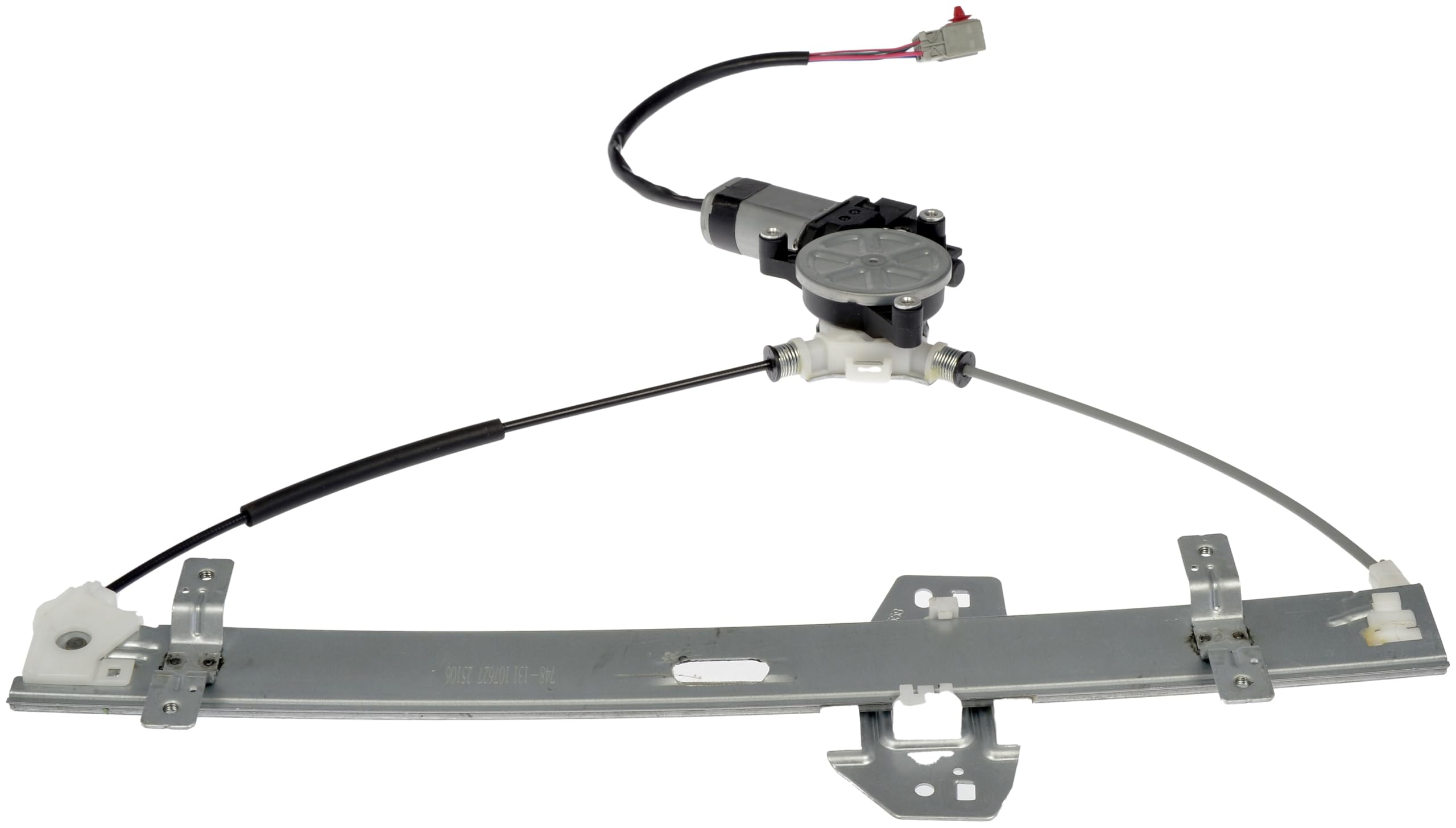 Dorman 748-131 assembly installed in door for direct fit and easy replacement.