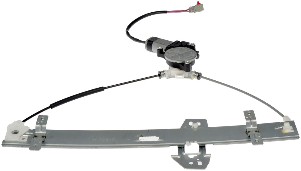 Dorman 748-131 assembly installed in door for direct fit and easy replacement.