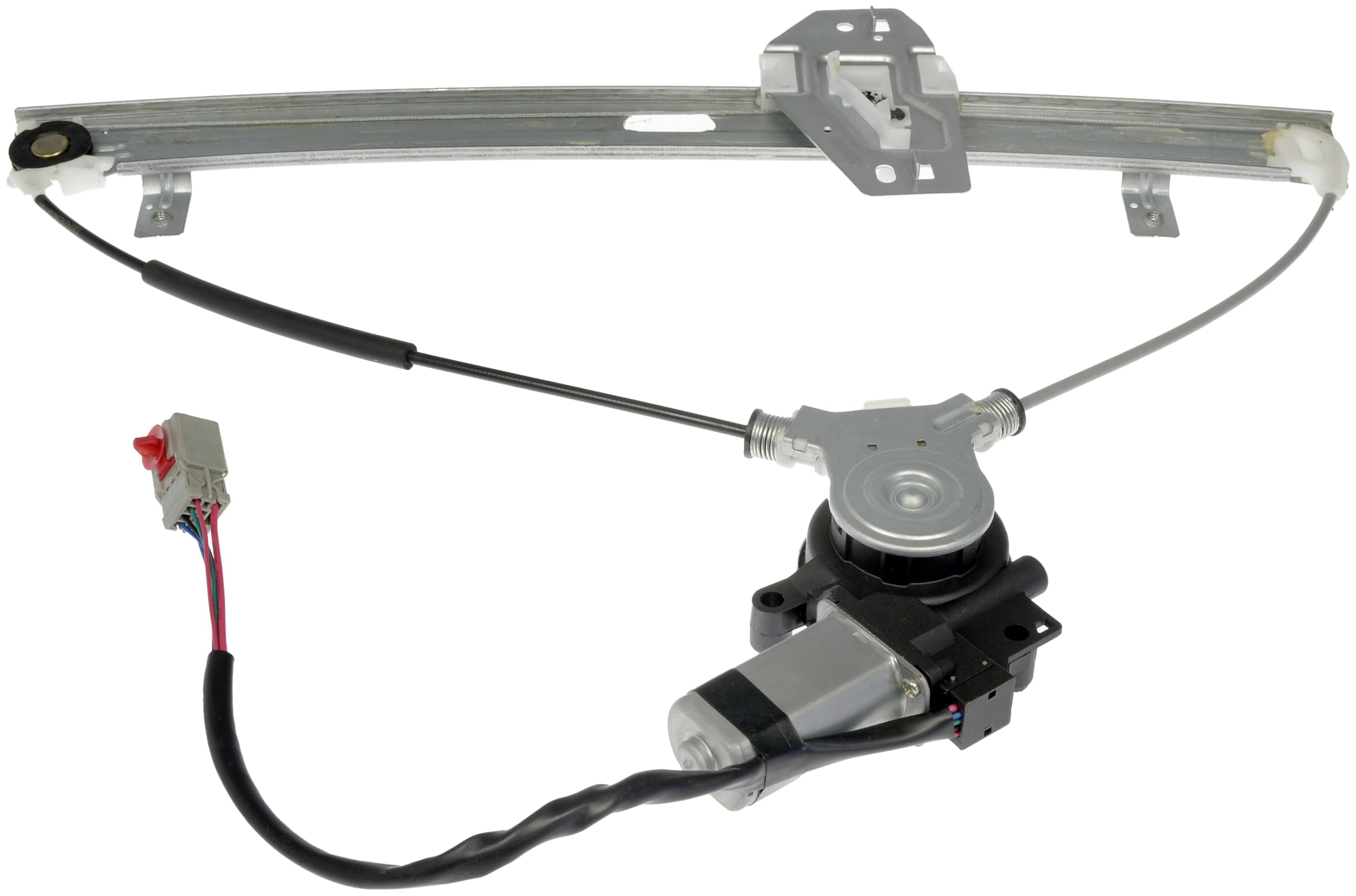 Dorman 748-131 front driver side regulator and motor for smooth window operation.
