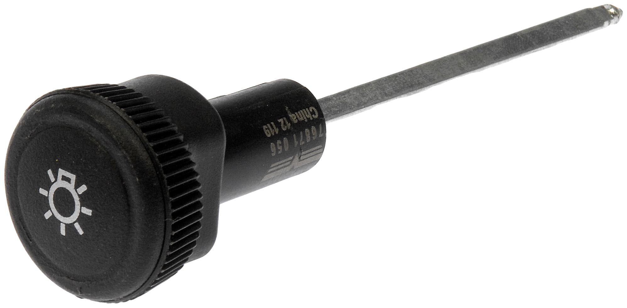 Dorman 76871 headlamp knob on dashboard preserves original-style control and feel.