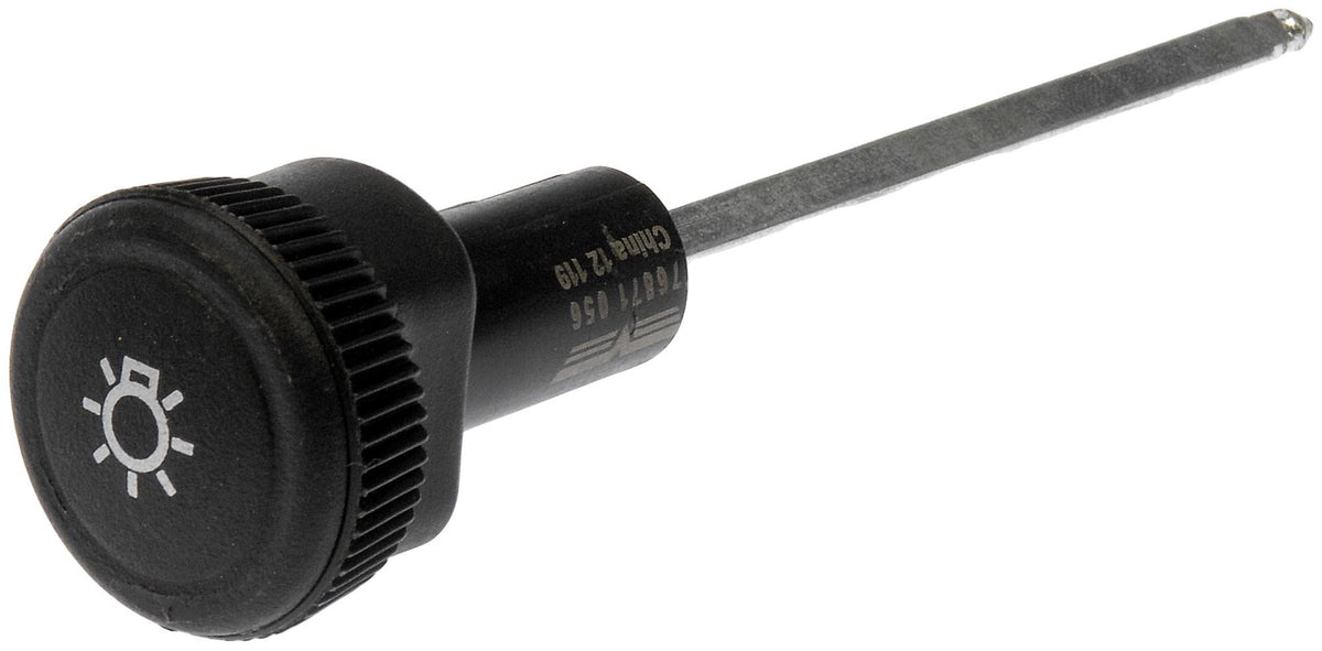 Dorman 76871 headlamp knob on dashboard preserves original-style control and feel.