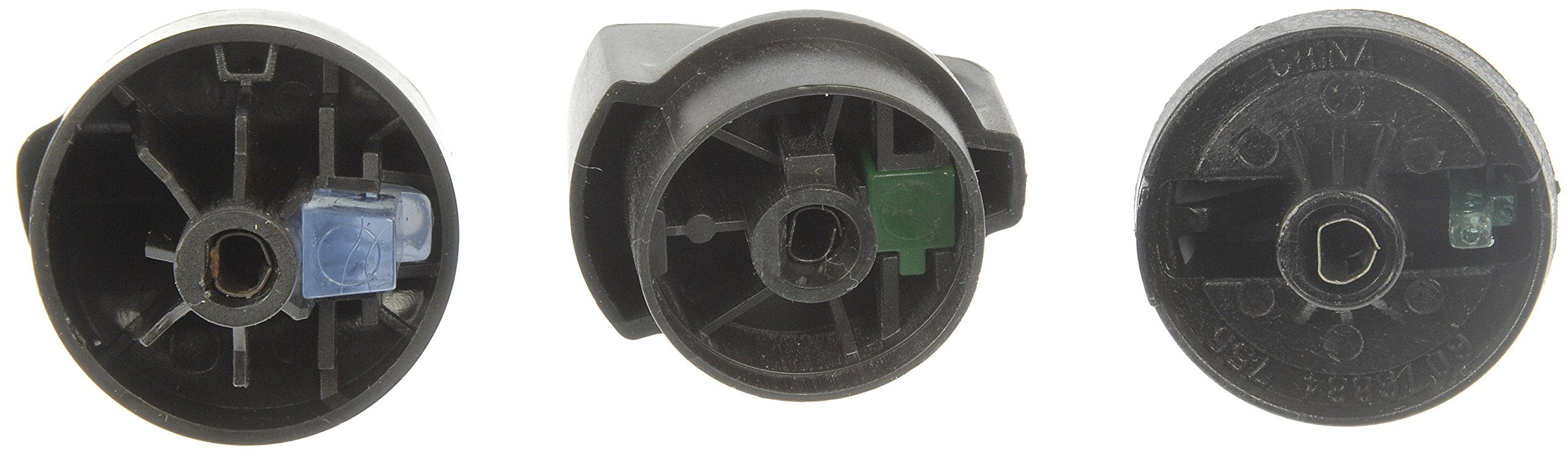 Dorman 76884 knob side view highlighting textured grip for durability.