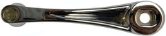 Dorman chrome crank handle installed on a Peterbilt, showing compatible fit and easy replacement.