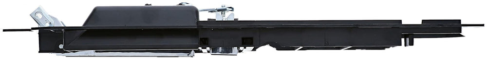 Black housing close-up of Dorman 77128 interior door handle