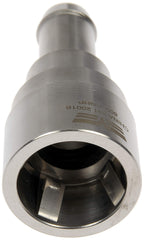 Dorman 800-409HP coolant connector shown for easy installation and durable replacement.
