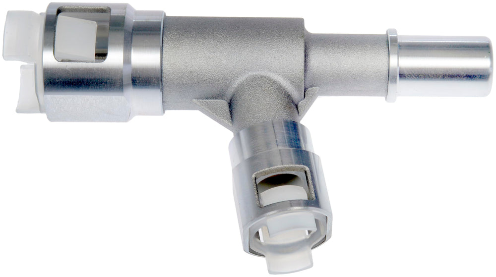 Dorman 800-414HP metal heater hose connector showing rugged metal construction