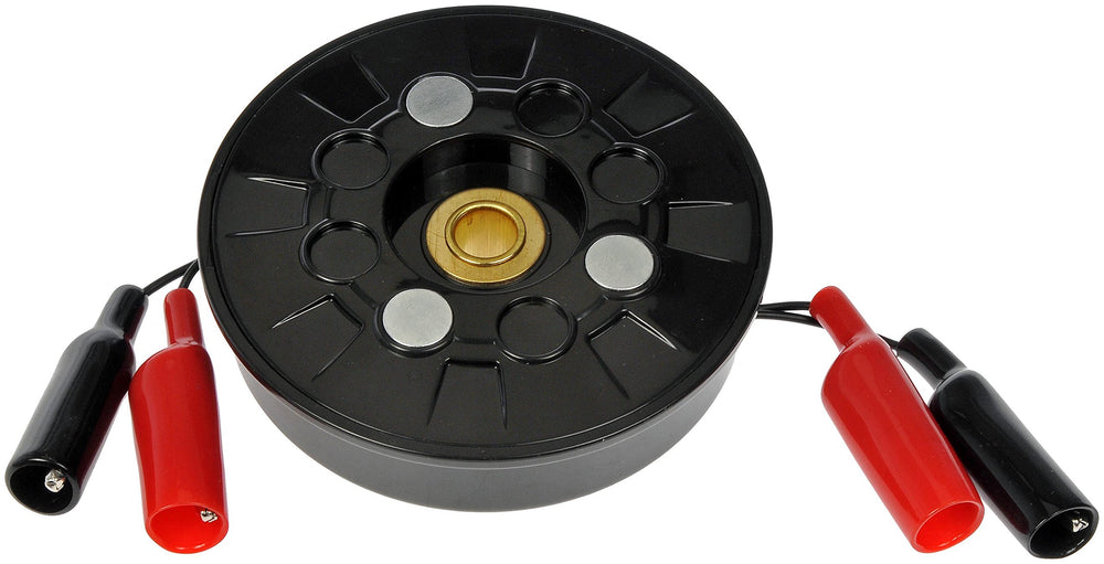 Dorman 84610 retractable test leads extended to desired length for testing circuits.