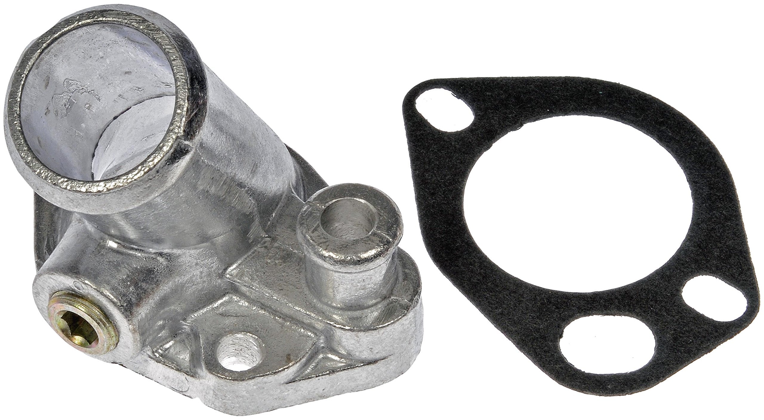 Dorman 902-1001 engine coolant thermostat housing for Ford, Lincoln, and Mercury, durable OEM-quality replacement