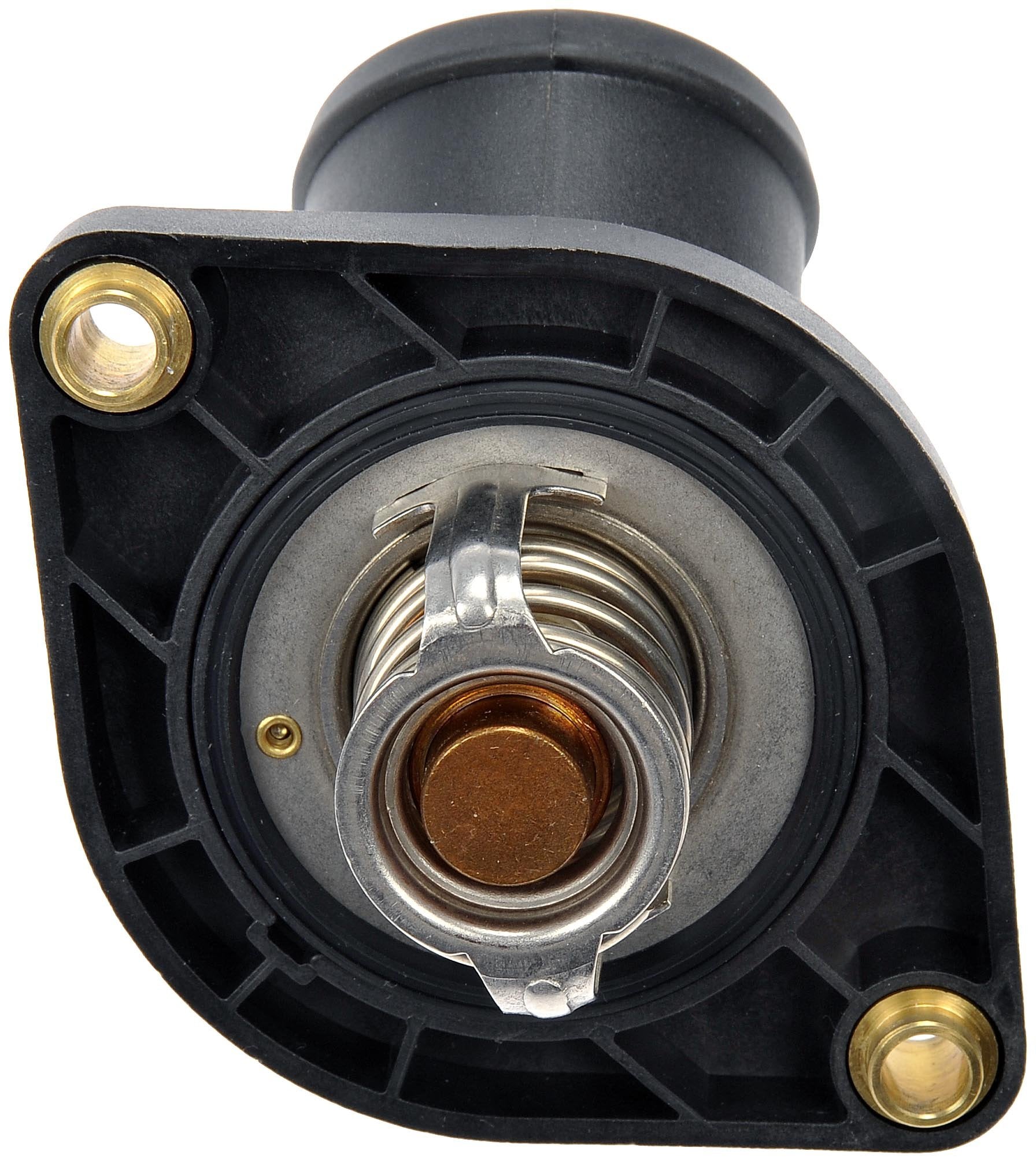 Dorman 902-3312 durable thermostat housing close-up illustrating heat-resistant construction.
