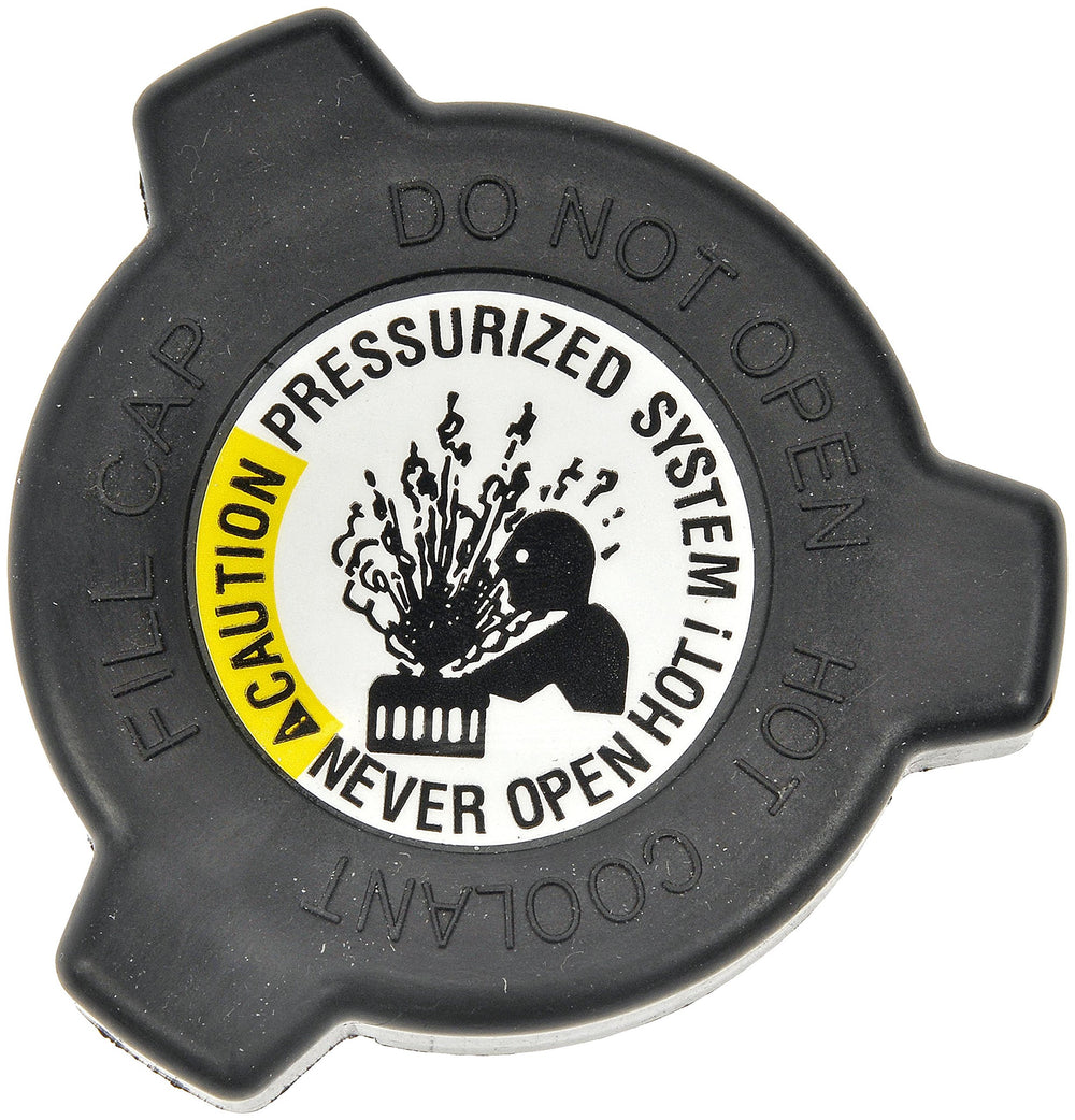 Dorman 902-5403 cap side profile showing precise fit for replacement