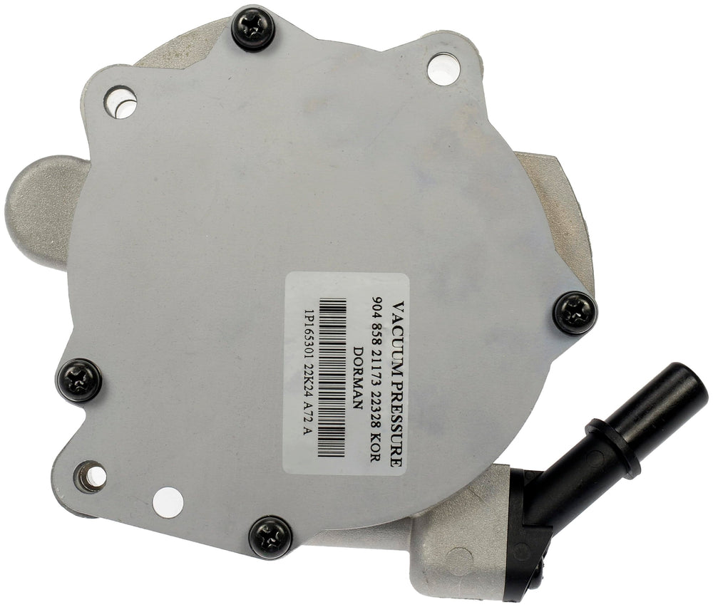 Dorman 904-858 vacuum pump, packaged for installation in compatible vehicles
