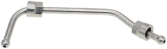 Dorman 904-966 fuel injector line in the engine bay, ready for direct install.