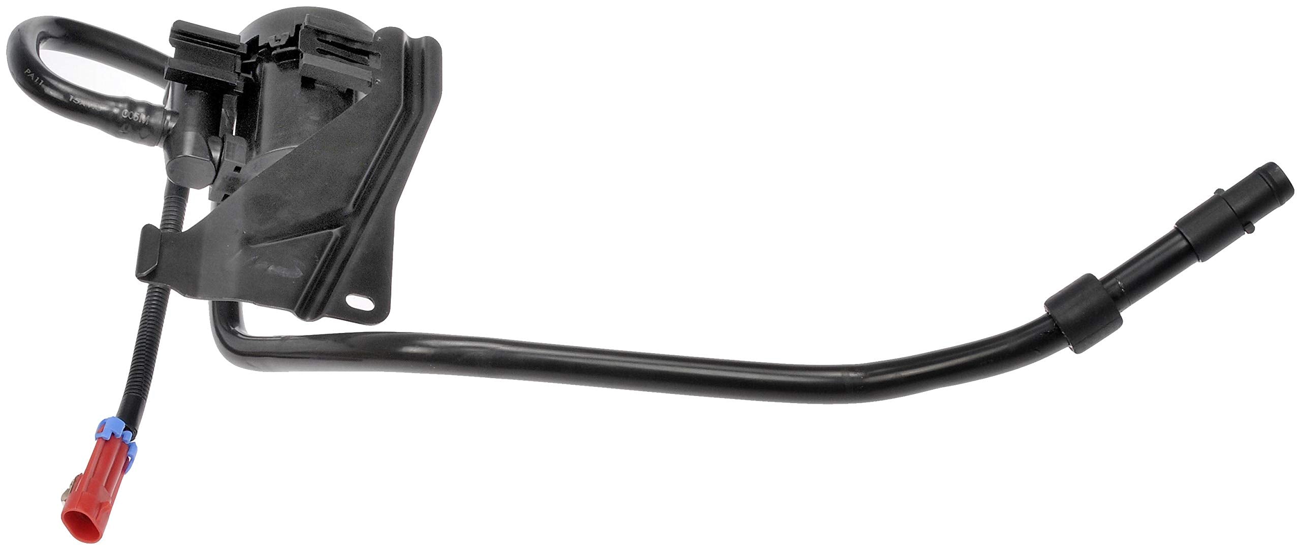 Dorman 911-059 solenoid shown in engine compartment confirming Buick/Chevrolet/Pontiac compatibility.