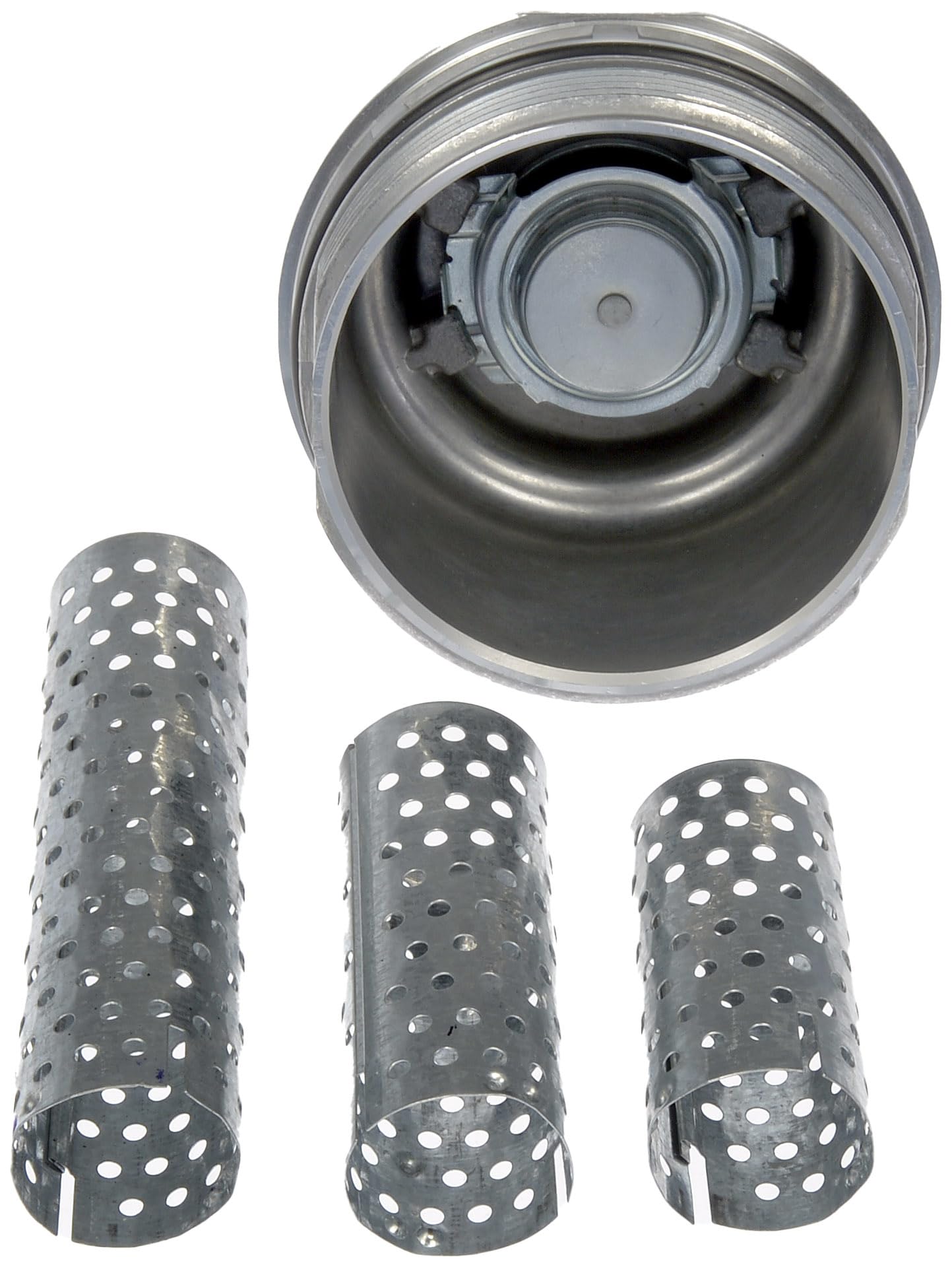 Dorman 917-016 aluminum cap; weather-resistant and reliable for oil changes.