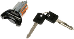 Dorman 924-730 ignition lock cylinder front view; restores ignition function on select Ford Lincoln Mercury models