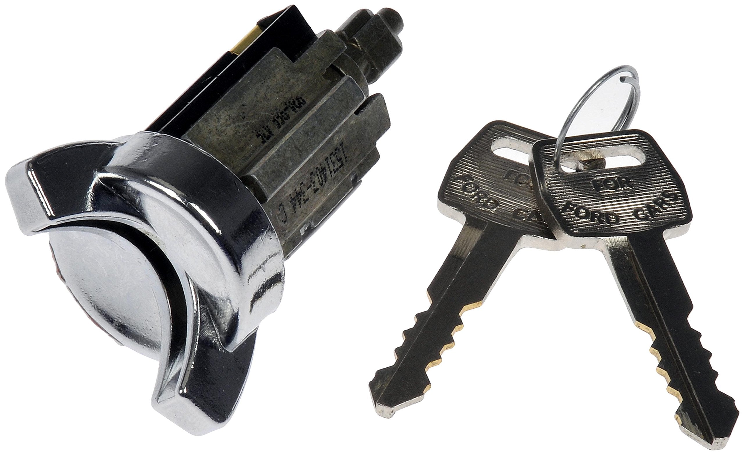 Dorman 924-866 ignition lock cylinder front view for Ford Lincoln Mercury—restore ignition reliability