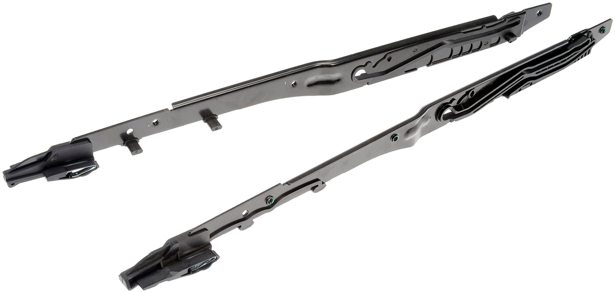 Dorman 926-550 sunroof track guide front view showing precise fit for Ford and Lincoln models.