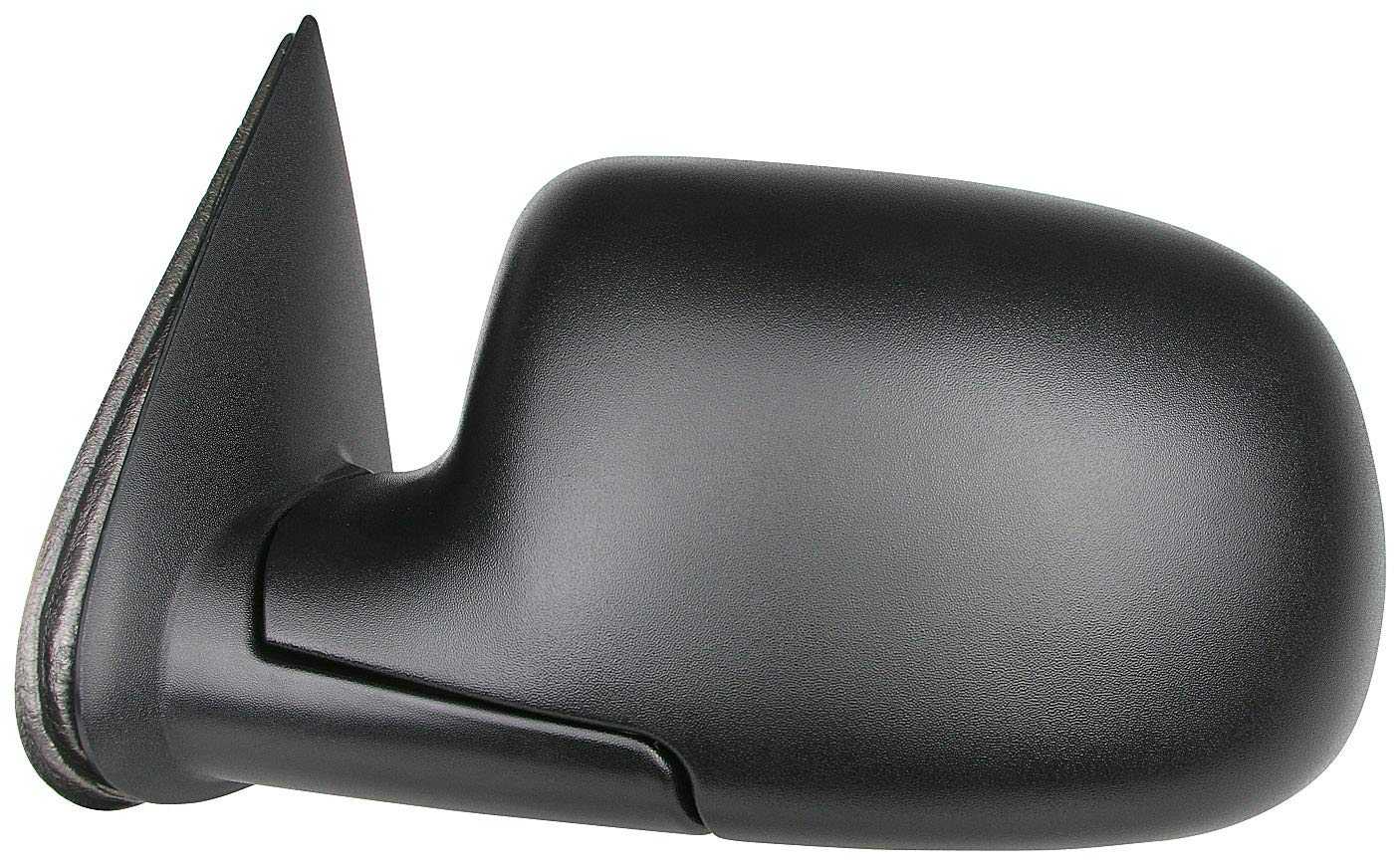 Close-up of Dorman 955-068 mirror assembly showing authentic fit and finish