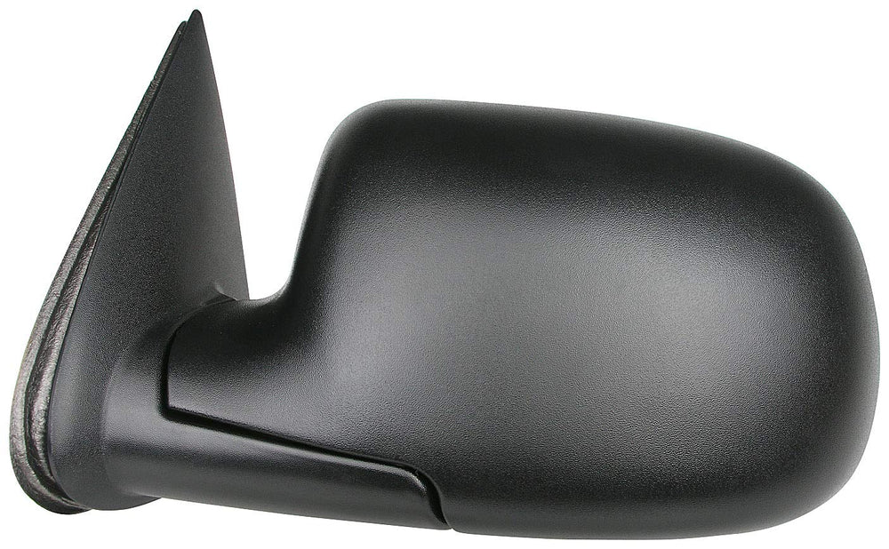 Close-up of Dorman 955-068 mirror assembly showing authentic fit and finish