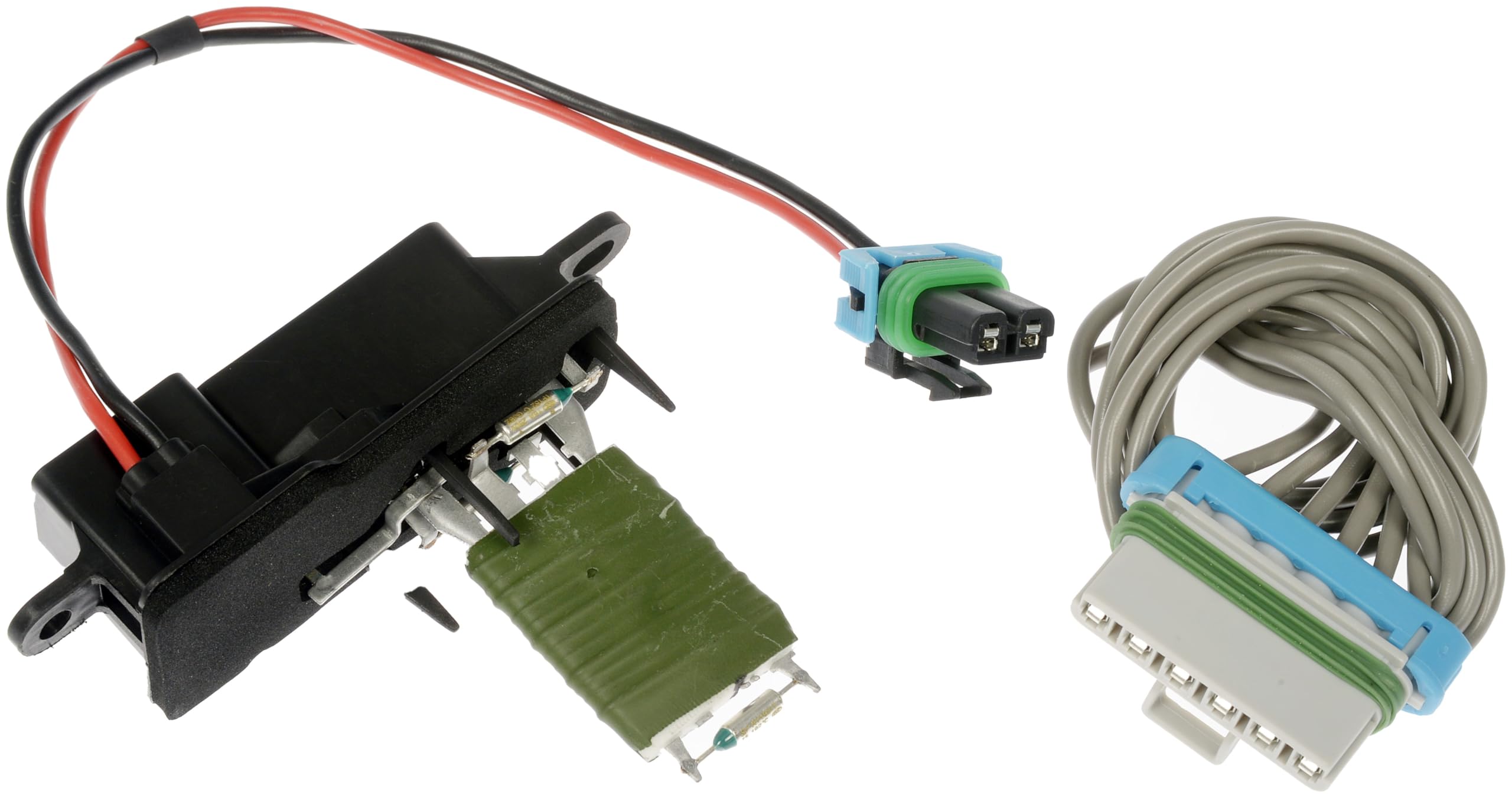 Dorman 973-407 front HVAC blower resistor kit closeup for reliable replacement.