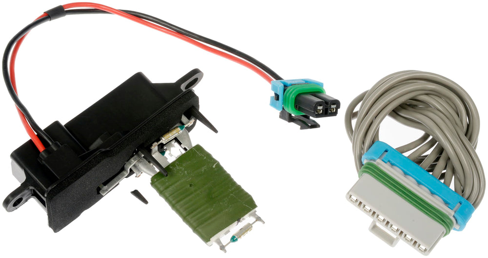 Dorman 973-407 front HVAC blower resistor kit closeup for reliable replacement.
