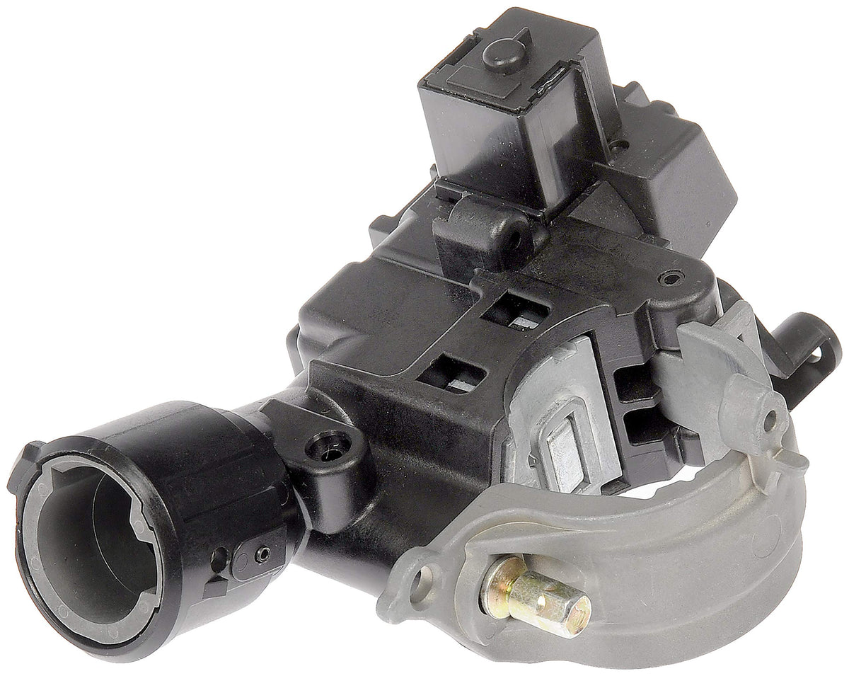 Dorman 989-019 ignition lock housing front view shows durable cam design for reliable ignition