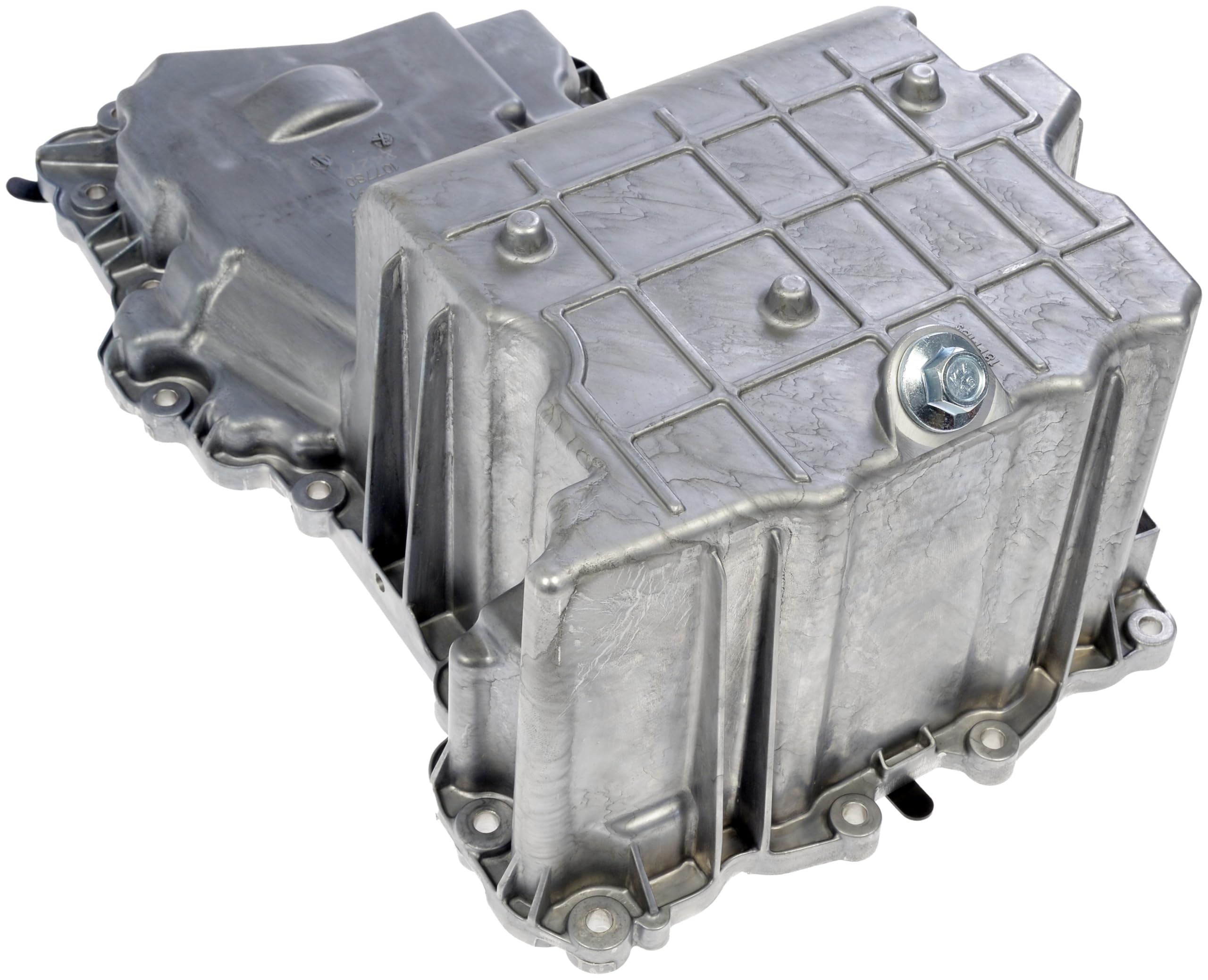 Dorman angled-mount drain boss enables full oil drain