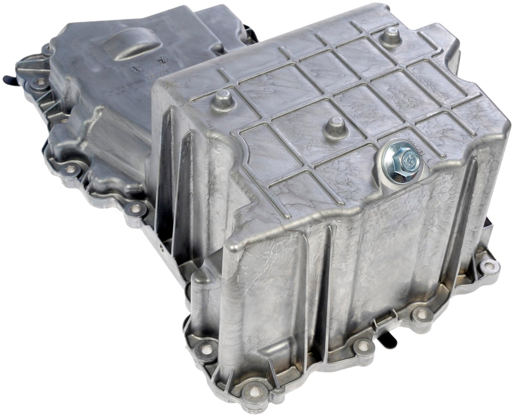 Dorman angled-mount drain boss enables full oil drain