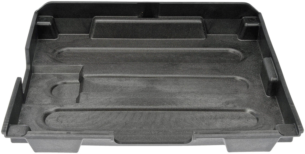 Dorman battery box cover, side view; prevents corrosion of terminals and connections