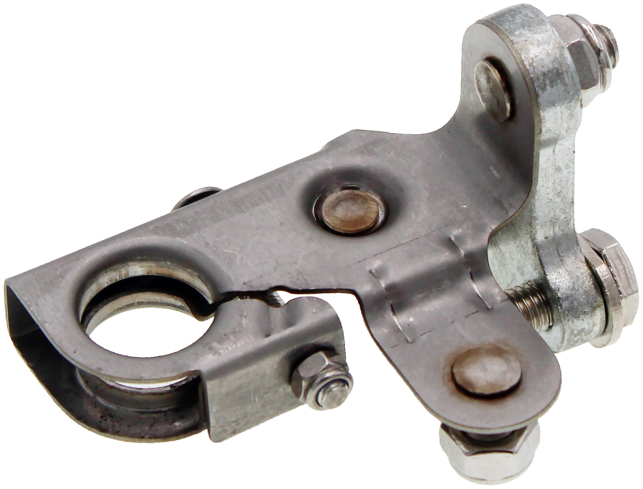 Dorman oe-fix battery terminal bolt-on clamp shown for easy installation.