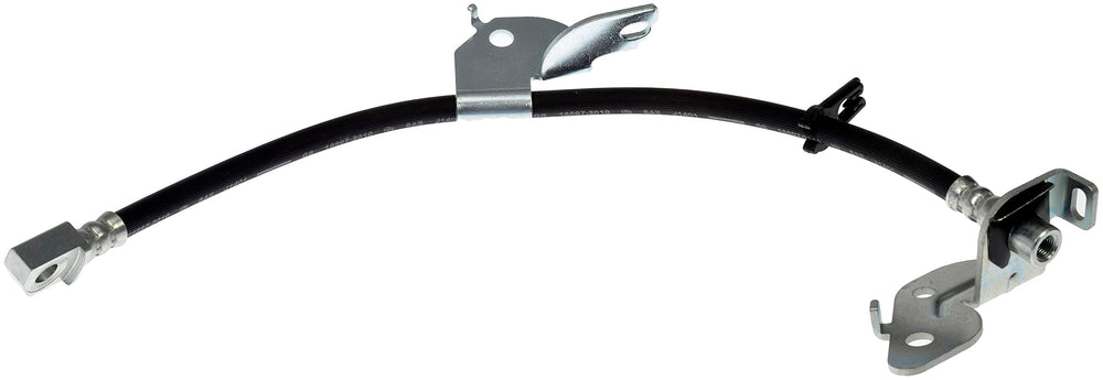 Dorman H621461 front passenger brake hose close-up showing durable EPDM construction.