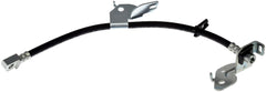 Dorman H621461 front passenger brake hose close-up showing durable EPDM construction.
