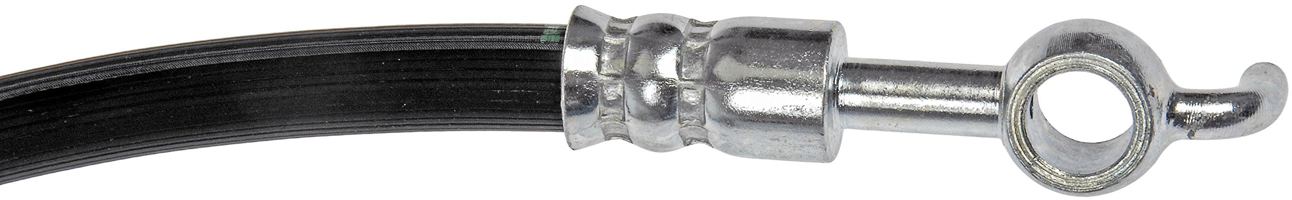 Dorman H621912 brake hose installed in a vehicle illustrates easy alignment