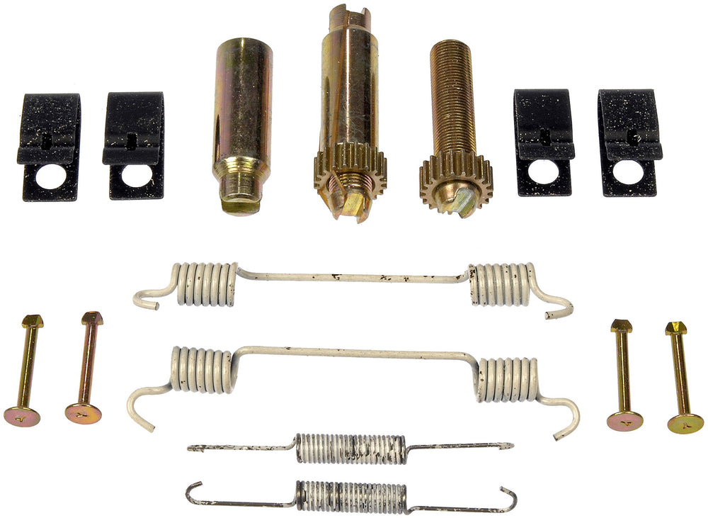 Dorman HW7361 rear parking brake hardware kit for Ford models restores parking brake reliability.